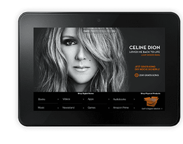 Design / UI Design Celine Dion - Webdesign München