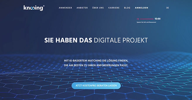 Konzeption, Design, Rebranding und Entwicklung Tabaluga knooing GmbH - Webdesign München
