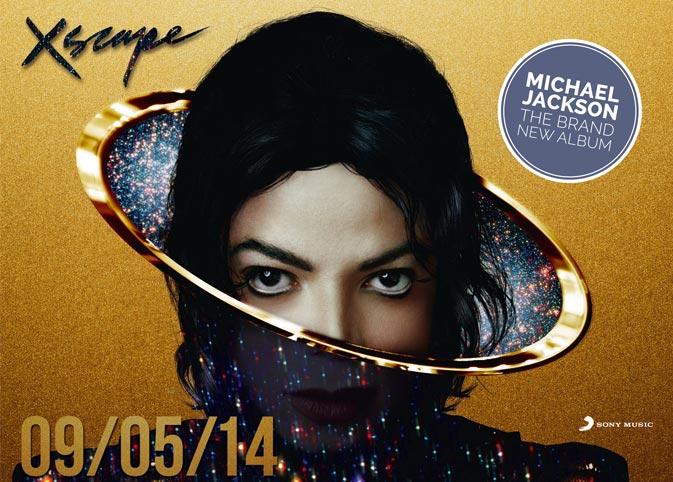 Michael Jackson Xscape Anzeigenkampagne