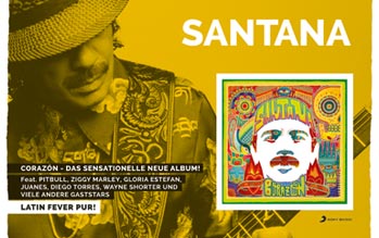 Santana Corazón Anzeigenkampagne