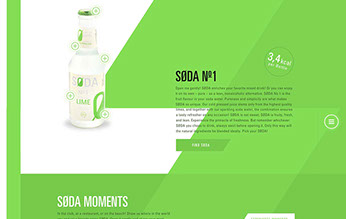 Webseite und Webdesign für den Kultdrink SOEDA