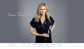 Konzept, Webdesign und Entwicklung Webseite Veronica Ferres