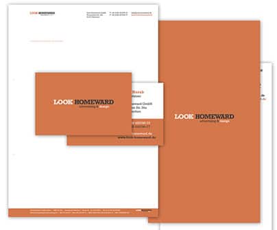 Look Homeward GmbH Corporate Design