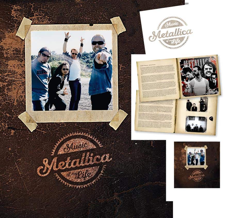 Design CD / Buch Konzept Metallica