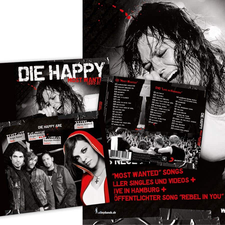 CD Cover und Design Die Happy