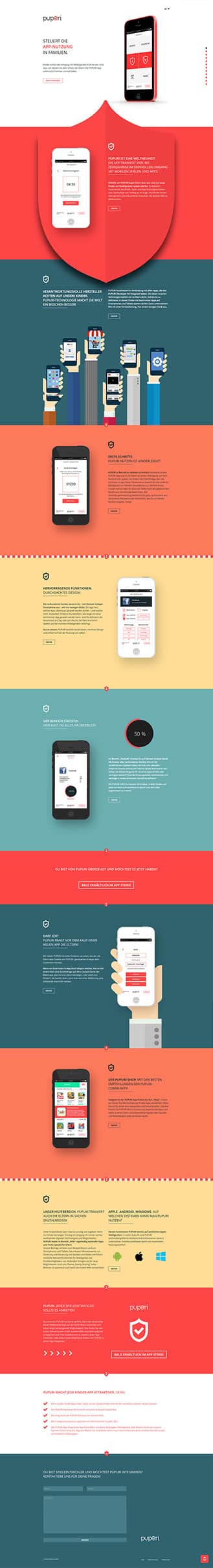 Webdesign App Pupuri