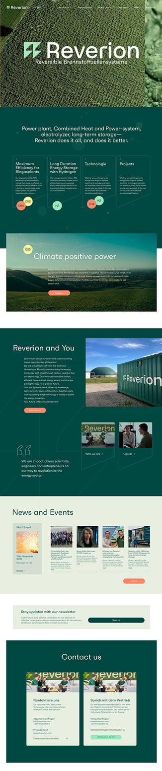 Webdesign und Entwicklung - Reverion GmbH