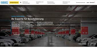 Online Shop Agentur München - Entwicklung Schilder.de